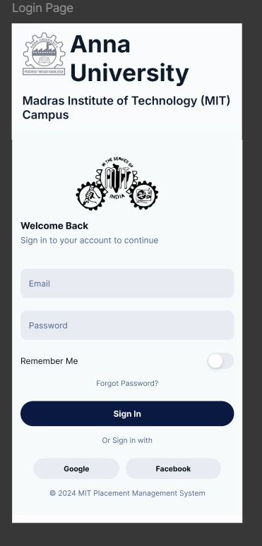 Login Screen Prototype
